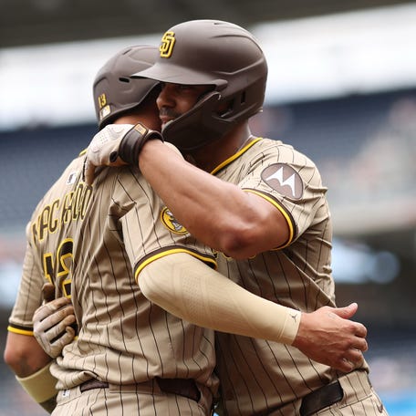 San Diego won two of three against the Nationals to begin the second half.