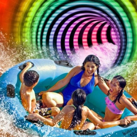 Aquazoid Amped lives up to its name with special effects and pulse-pounding music.