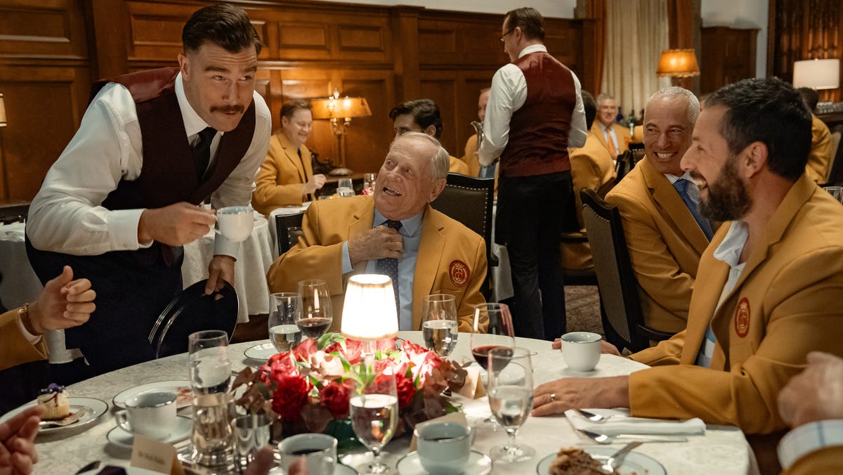 Travis Kelce, Eminem, Bad Bunny Travis Kelce, Eminem, Bad Bunny