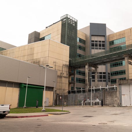 The Orleans Parish Justice Center, pictured on Wednesday, May 21, 2025.