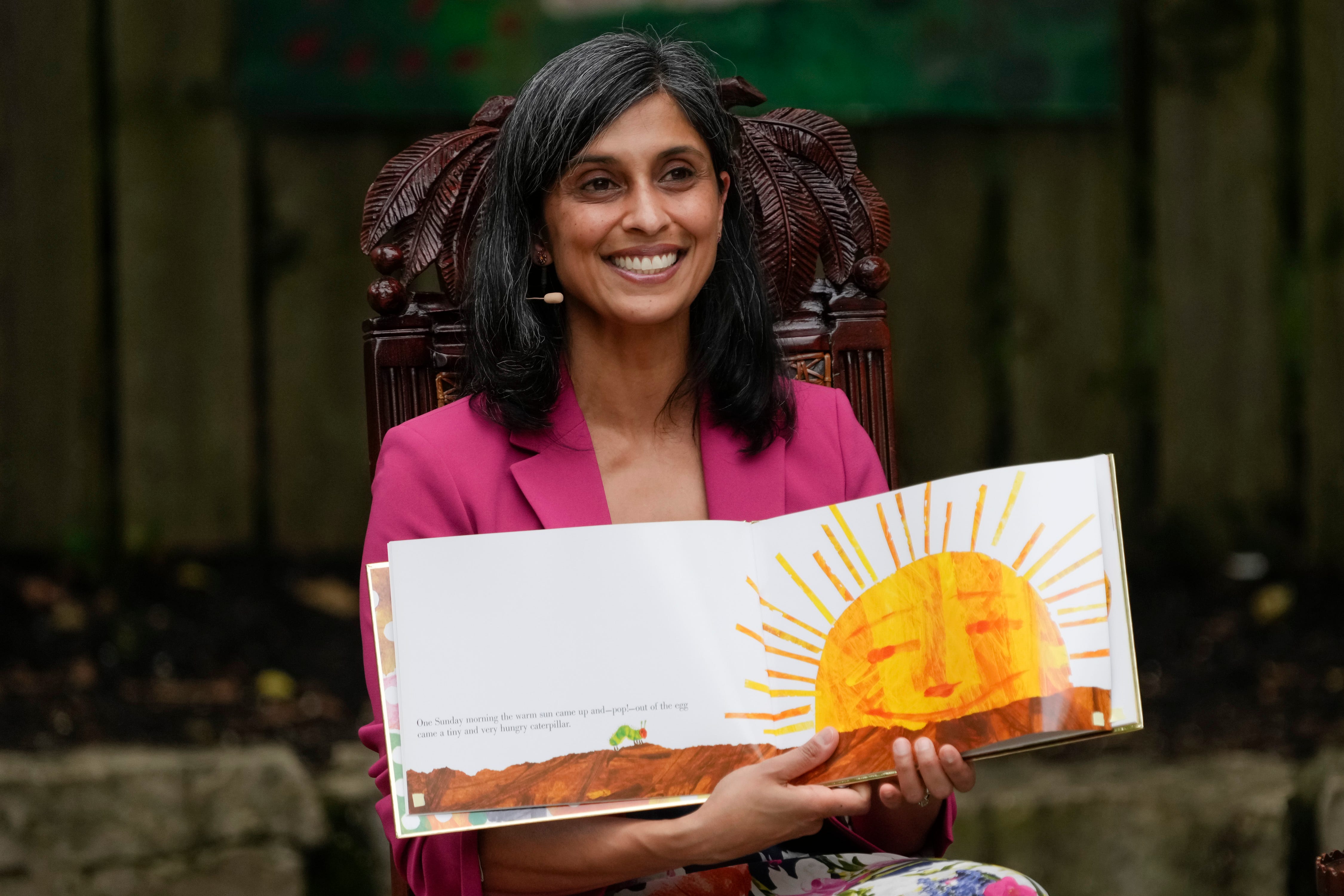 Second Lady Usha Vance besucht die Ohio State Fair für eine ...