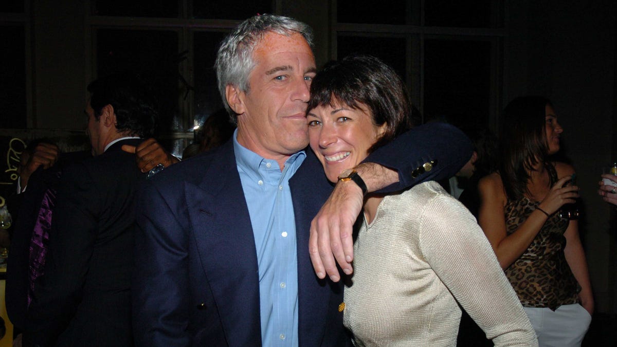 Jeffrey Epstein and Ghislaine Maxwell attend de Grisogono Sponsors The 2005 Wall Street Concert Series Benefitting Wall Street Rising, with a Performance by Rod Stewart at Cipriani Wall Street on March 15, 2005 in New York City.