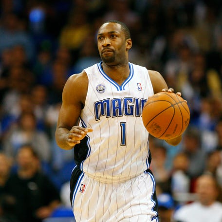 Gilbert Arenas with the Orlando Magic in 2011.