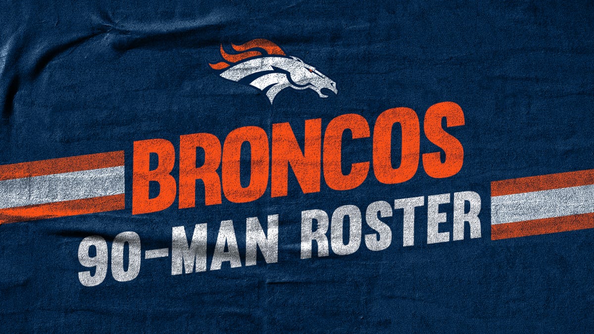 Denver Broncos: Updated 91-player roster after 2 moves