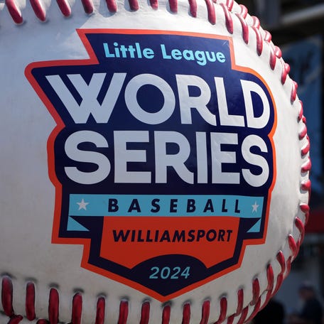 A general view of signage before the Little League World Series Championship Game between the Asia-Pacific Region team from Taoyuan Ciy, Chinese Taipei and the Southeast Region team from Lake Mary, Florida at Howard J. Lamade Stadium on August 25, 2024 in South Williamsport, Pennsylvania.