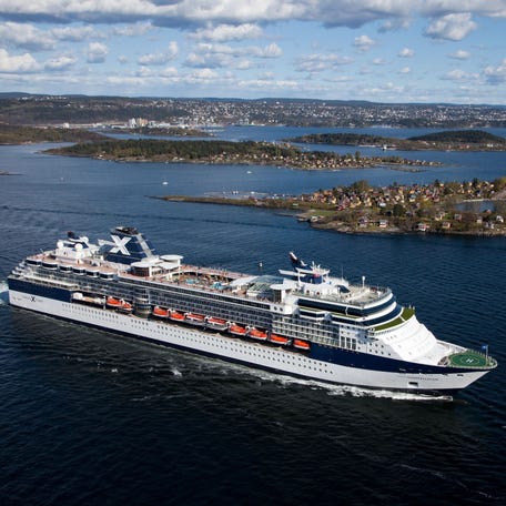 The Celebrity Cruises' Constellation suffered a short blackout over the weekend.