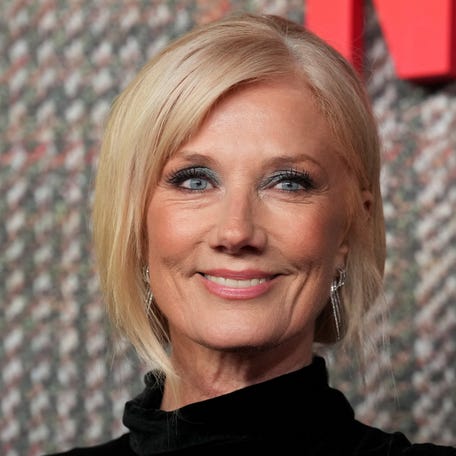 Joely Richardson attends the premiere of the TV series "The Gentlemen" in London on March 5, 2024.