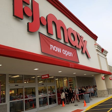 T.J. Maxx, at the Route 6 Mall near Honesdale, PA, is pictured on their opening day, August 20, 2023.