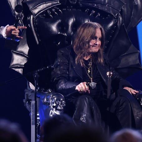 Ozzy Osbourne attends the Rock & Roll Hall of Fame Induction Ceremony on Oct. 19, 2024, in Cleveland, Ohio.