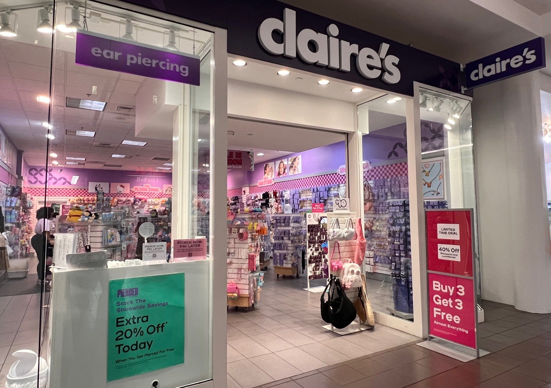 Jewelry chain Claire’s closing Washington state store amid bankruptcy