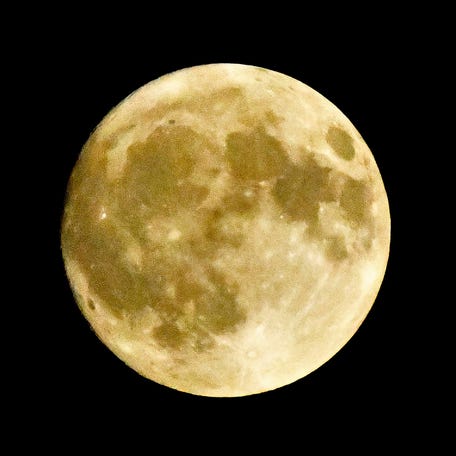 A full Sturgeon moon on Sunday, Aug. 18, 2024.