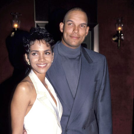 Halle Berry and David Justice in 1995.