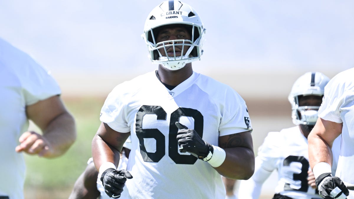 Raiders preseason: Rookie OT Charles Grant isn't ready and that's okay