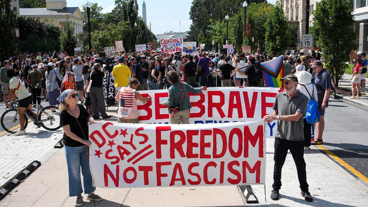 Protests Trump Dc Police Federal Takeove