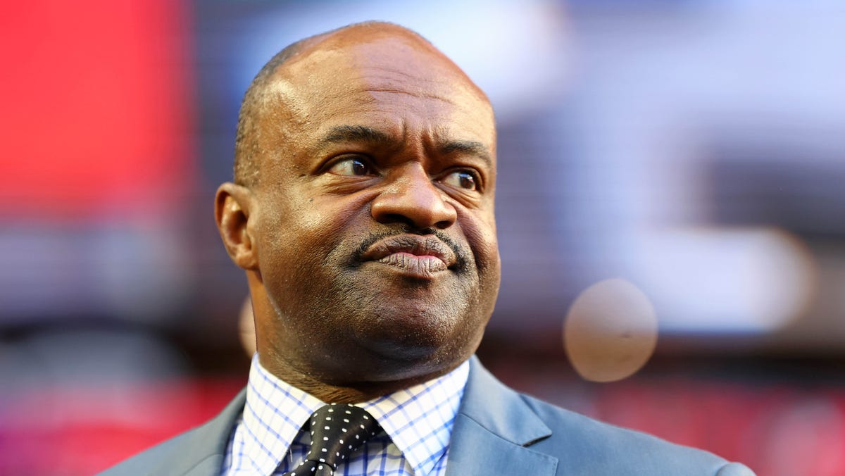 Feb 12, 2023; Glendale, Arizona, US; NFLPA executive director DeMaurice Smith looks on before Super Bowl LVII at State Farm Stadium.