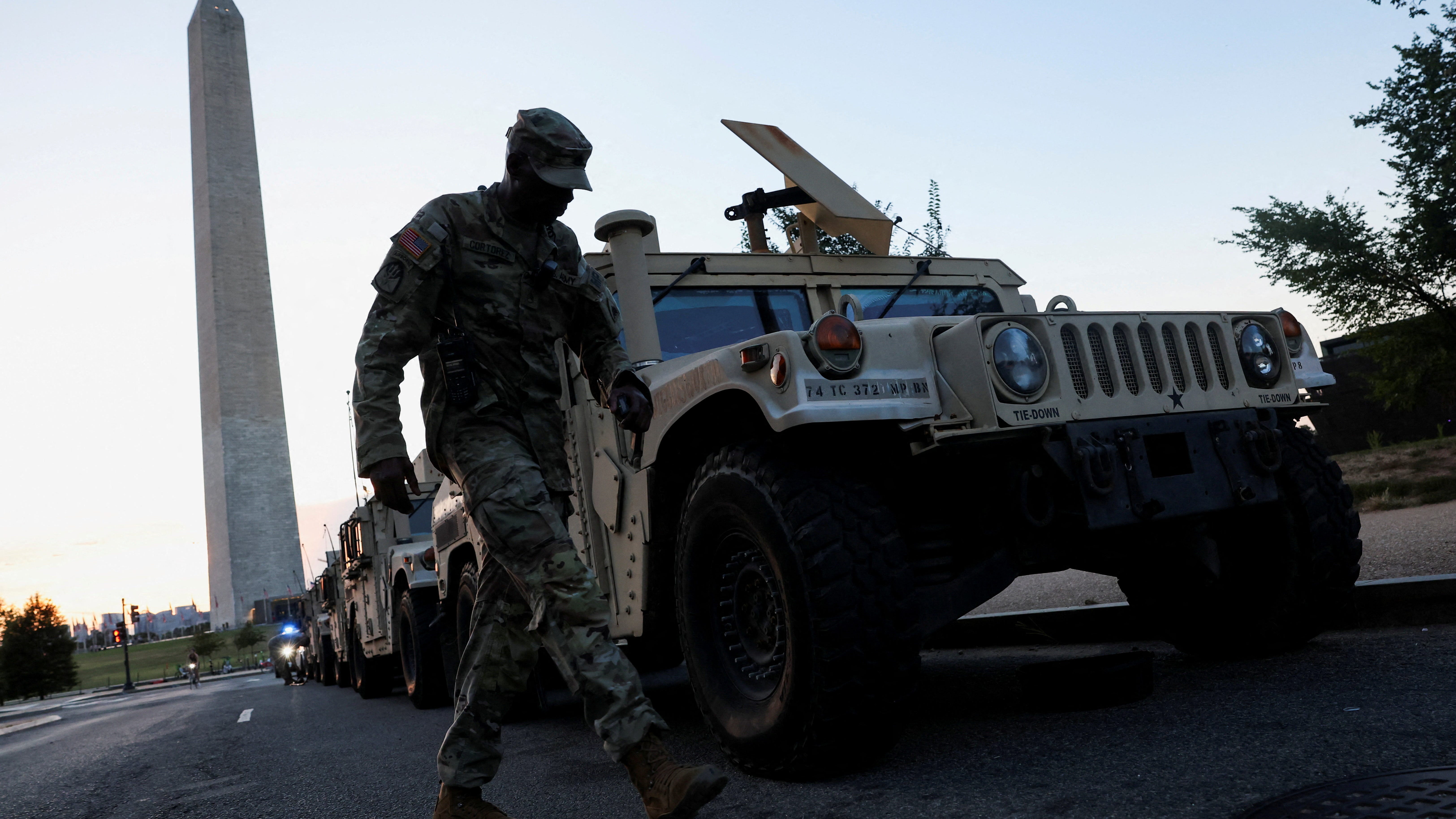 National Guard troops arrive in DC under Trump's order to fight crime