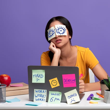 When return-to-office mandates started to rise post-pandemic, many workers who had become accustomed to getting tasks done remotely at home (and at their own pace) were presented with a new problem. In an office, you also need to appear as though you're always busy, which is known as performative productivity. According to Madeline Mann, an expert career coach, that's led to a new work trend for burnt-out Gen Z office workers: "task masking."