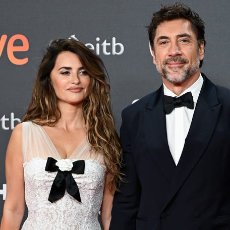 Penélope Cruz and Javier Bardem attend the opening ceremony during the 72nd San Sebastian International Film Festival at Kursaal on Sep. 20, 2024, in San Sebastian, Spain.