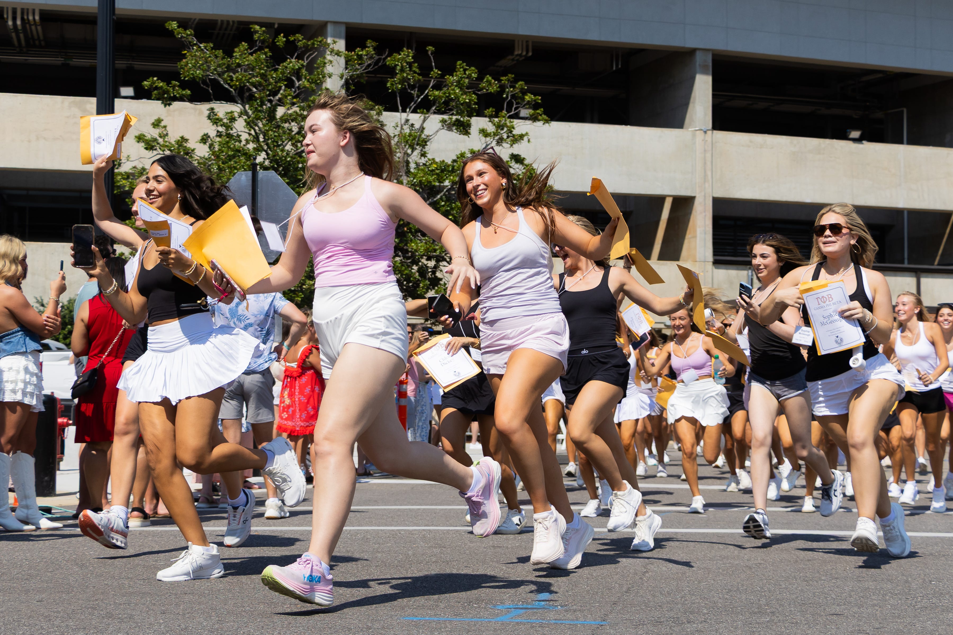 University of Alabama sororities hold Bid Day
