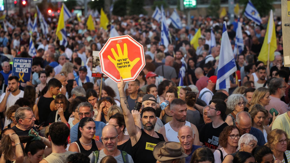 Israel Palestinians Hostages Protest