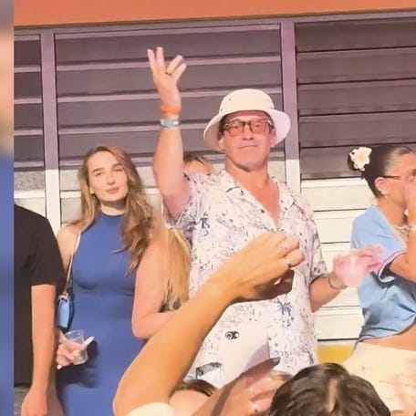 Actor Jon Hamm loves Bad Bunny and his music, see why he's called 'Jon Jamón'