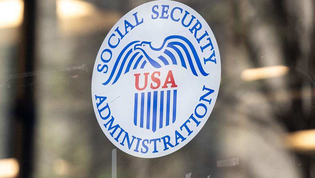 A Social Security Administration office in Washington, DC on March 26, 2025.