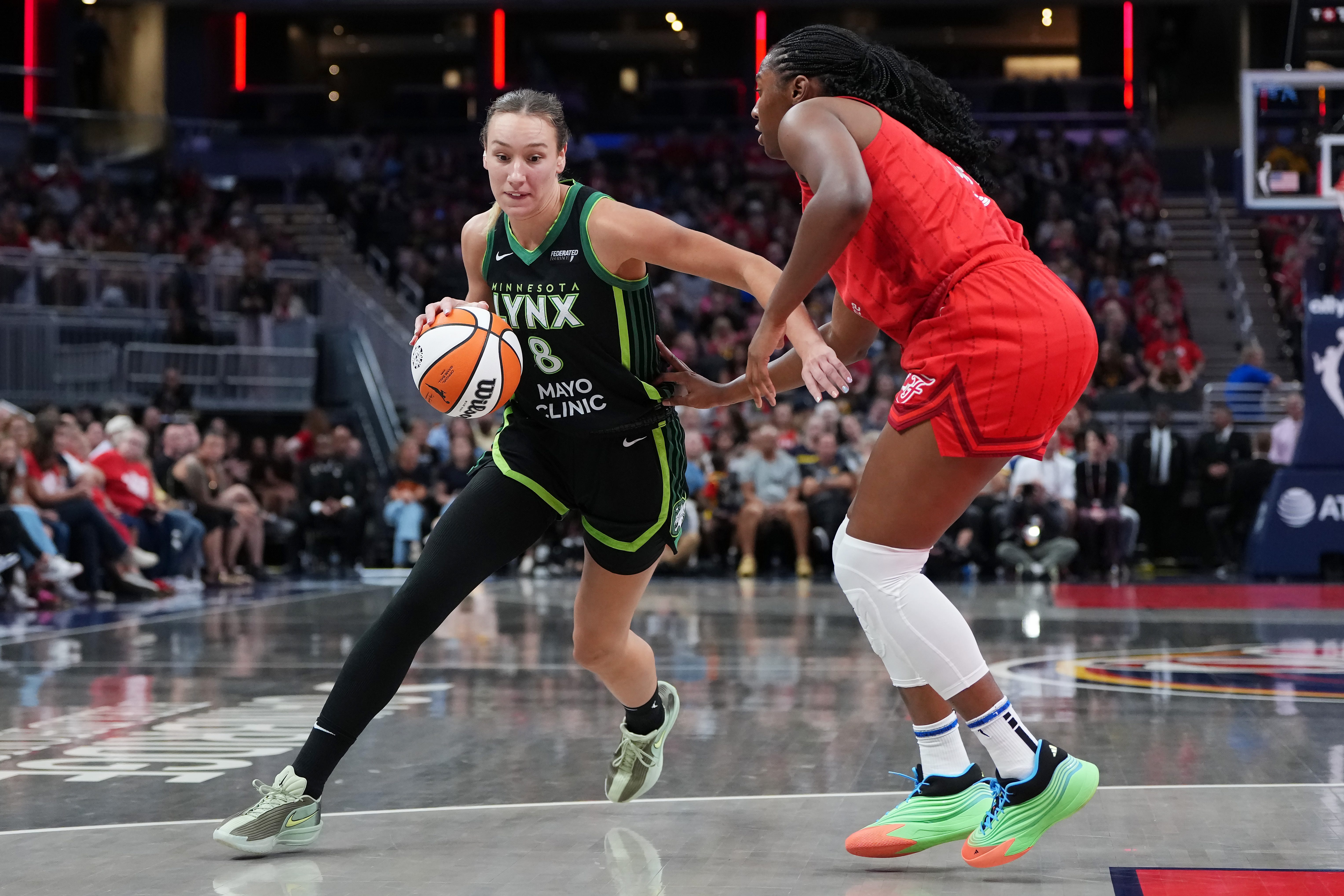 Napheesa Collier scores 32 in return as Lynx beat Fever