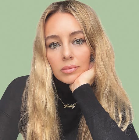 Keeley Rebecca Hazell is an English writer, actress, and former glamour model and Page 3 girl. 'Everyone's Seen My Tits' is her first book.