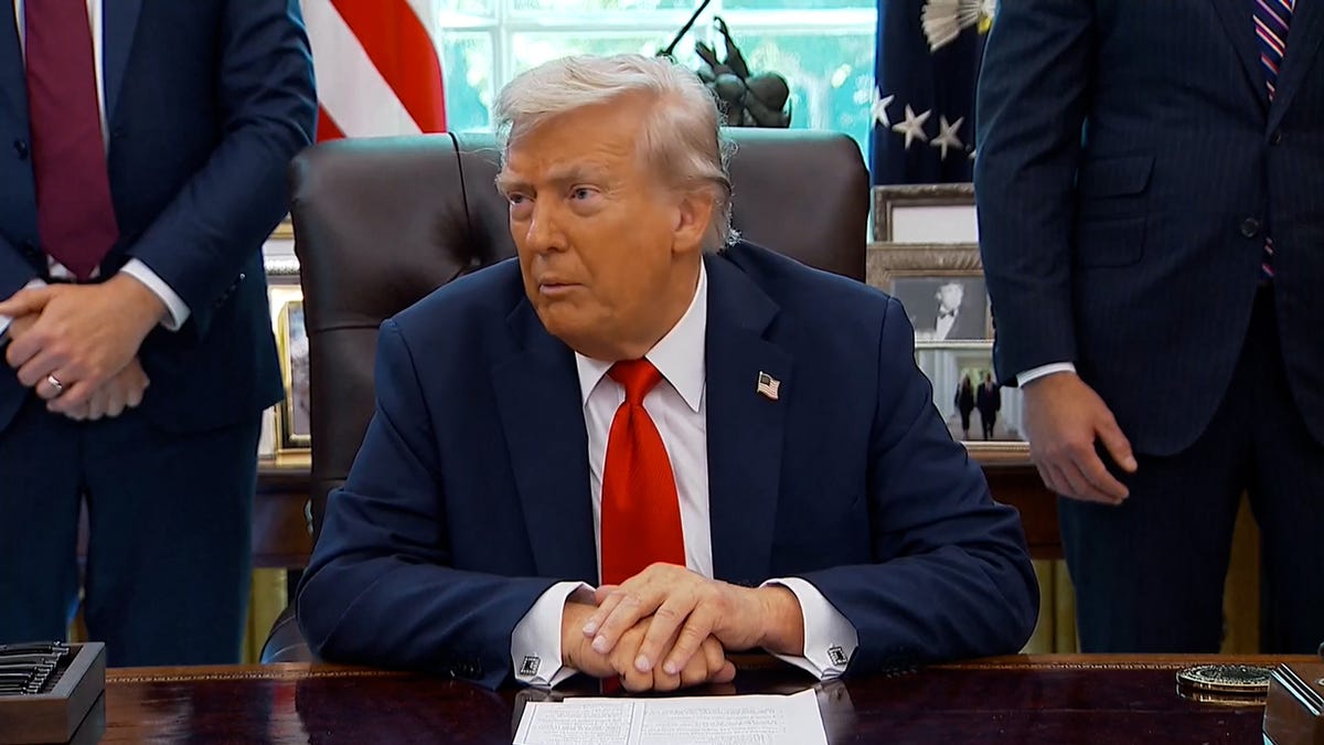 President Donald Trump said some Americans may "like a dictator