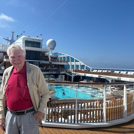 Bill Pollak continues to cruise to keep a promise to his late wife.