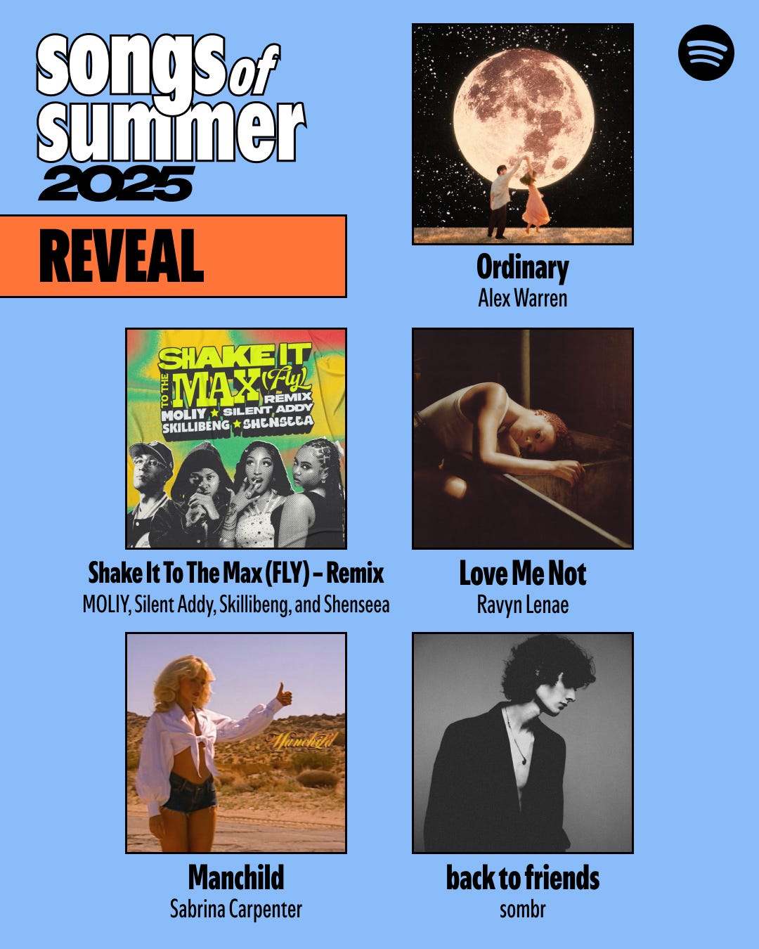 Song of the summer 2025? Spotify crowns top hits