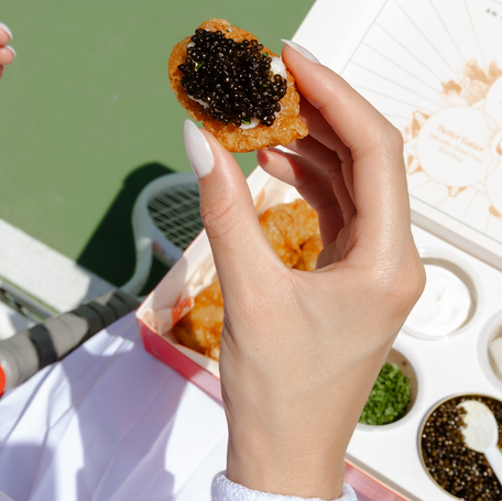 Caviar on a chicken nugget? You can get it at the US Open.