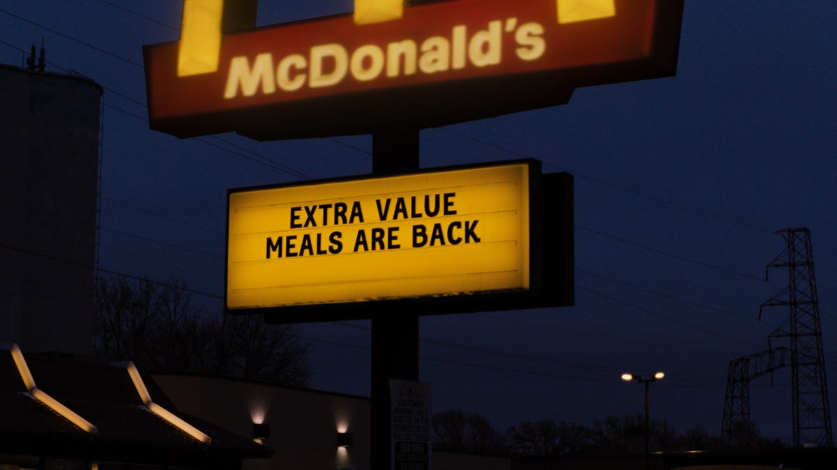 EMBARGOED UNTIL TUESDAY, SEPT. 2 AT 7:30 A.M.: McDonald's is bringing back limited-time Extra Value Meals nationwide including a $5 Sausage McMuffin with Egg meal and an $8 Big Mac meal.