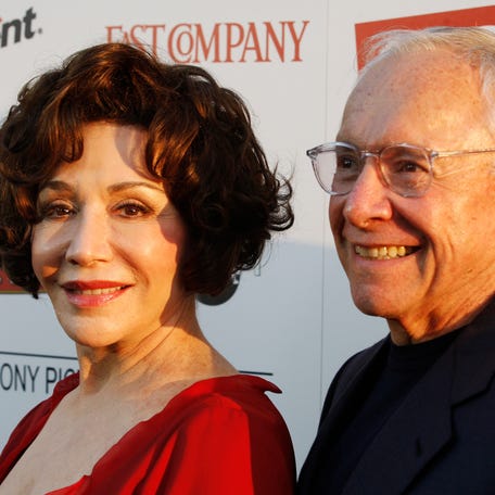 POM Wonderful owners Stewart and Lynda Resnick pose at the premiere of the film "Pom Wonderful Presents The Greatest Movie Ever Sold" in Hollywood, California, April 20, 2011.