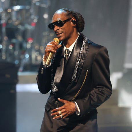 Snoop Dogg performs during the BET Awards in Los Angeles on June 9, 2025.