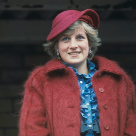 The Princess of Wales (1961 - 1997, later Diana, Princess of Wales) at Aintree racecourse for the Grand National, 3rd April 1982. (Photo by Hulton Archive/Getty Images)