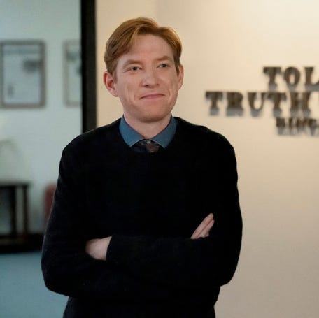 Domhnall Gleeson as Ned in "The Paper."