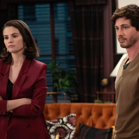 ONLY MURDERS IN THE BUILDING - After their beloved doorman, Lester, dies under suspicious circumstances, Charles, Oliver and Mabel refuse to believe it was an accident. Their investigation plunges them into the shadowy corners of New York and beyond — where the trio uncovers a dangerous web of secrets connecting powerful billionaires, old-school mobsters and the mysterious residents of the Arconia. The trio discovers a deeper divide between their storied city they thought they   knew and the new New York evolving around them — one where the old mob fights to hold on as newer, even more dangerous players emerge. (Disney/Patrick Harbron)  SELENA GOMEZ, LOGAN LERMAN