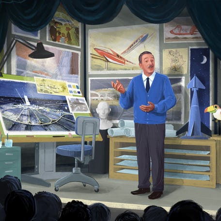A new audio-animatronics figure of Walt Disney will welcome guests to the Carousel of Progress and introduce the show in a newly created scene.