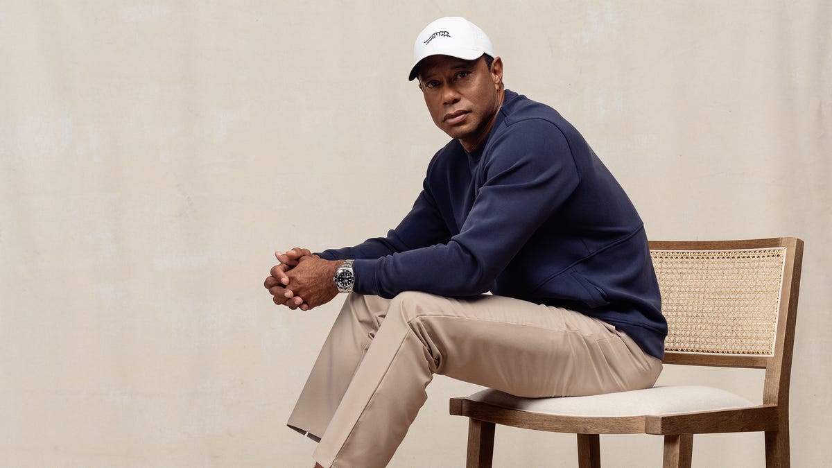 Tiger Woods Sun Day Red fall winter golf apparel collection 2025 Tiger Woods Sun Day Red fall winter golf apparel collection 2025