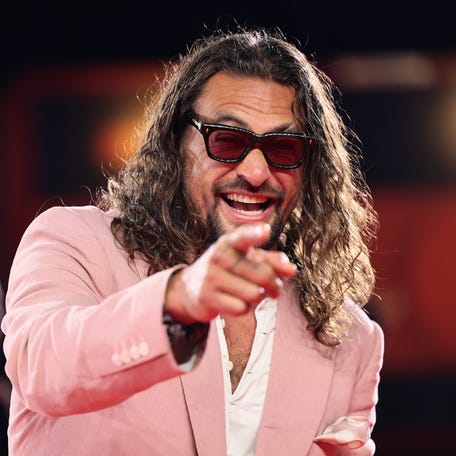 Jason Momoa attends the Cartier Glory To The Filmmaker Award 2025 and the "In the Hand of Dante" red carpet during the 82nd Venice International Film Festival on Sept. 3, 2025 in Venice, Italy.
