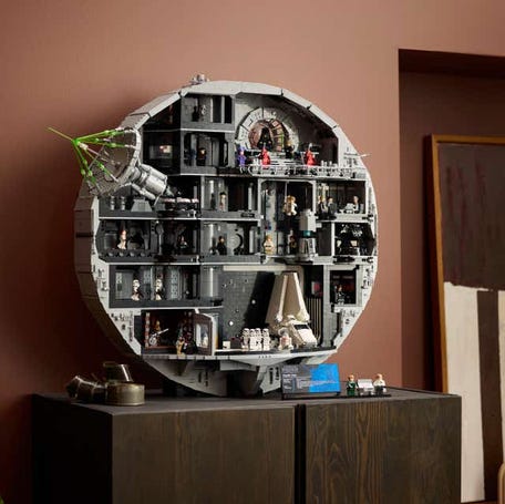Pictured is the upcoming Lego Star Wars Death Star - Ultimate Collector Series. The set will release on Oct. 4, 2025.