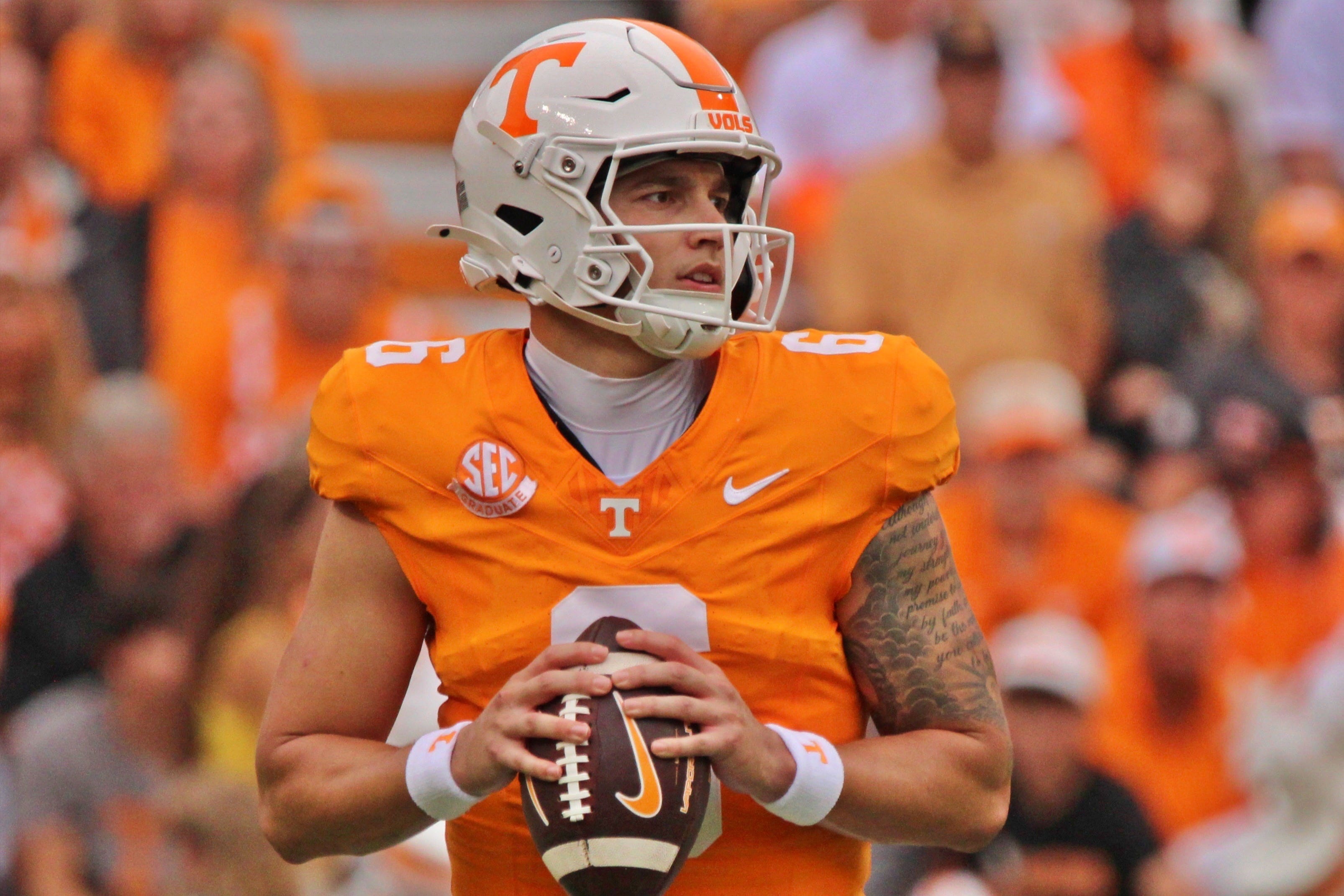 Actualizado por el porcentaje de victorias de 2025 para cada movilidad de Vols posteriormente de la semana 2