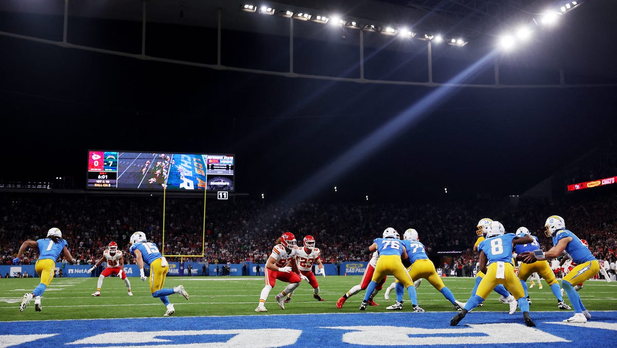 Chiefs and Chargers play in NFL International Series game of 2025 in Sao Paulo, Brazil