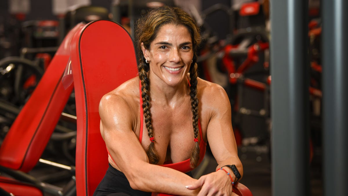 Ten years ago, Monica Di Giacomo weighed 300 pounds and felt she was unlovable.  She didn't give up; choosing instead to follow a rigorous health routine featuring intense training sessions at the Pro Bodytech Empire gym in Miami. Today she has improved her fitness to the point where she will be competing in her first body building competition.