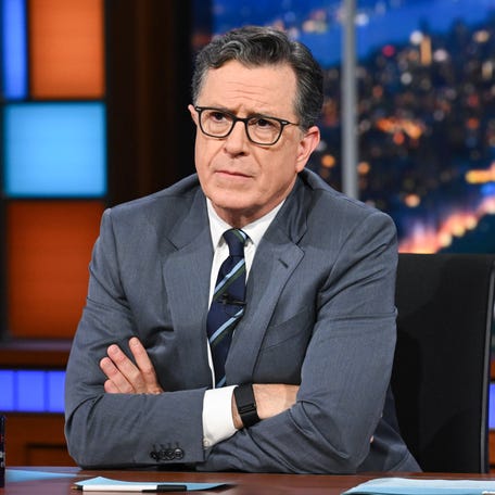 Stephen Colbert hosts "The Late Show" on June 25, 2025.