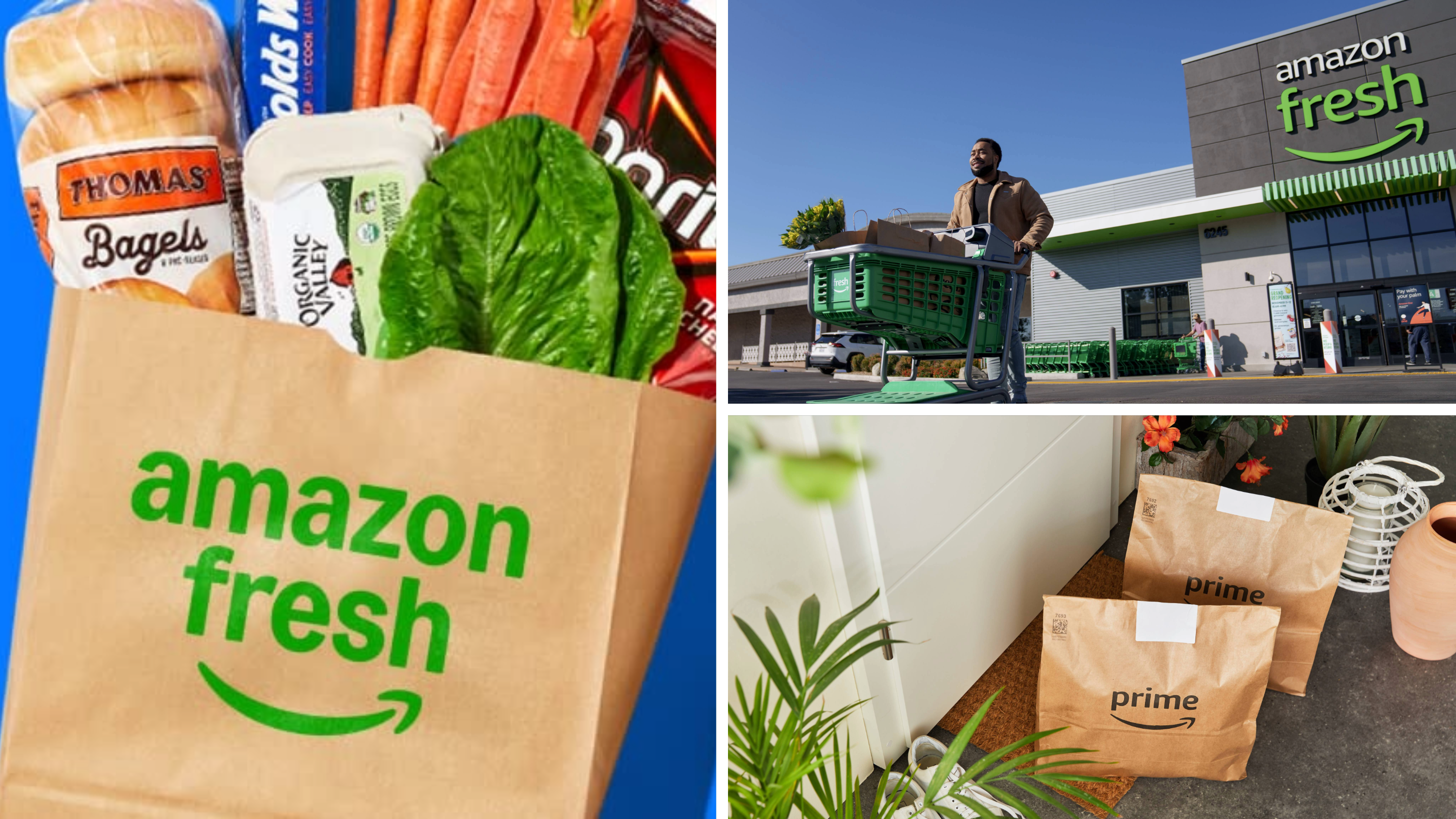 Fresh groceries delivered to you with Amazon Fresh grocery delivery