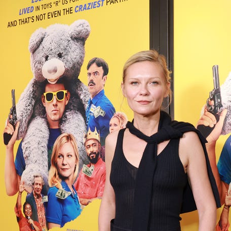 Kirsten Dunst attends the "Roofman" New York Special Screening at the Crosby Street Hotel on Sept. 8, 2025, in New York City.