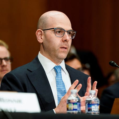 Stephen Miran, President Donald Trump's nominee to the Federal Reserve Board, attends a Senate Banking, Housing and Urban Affairs Committee nomination hearing on Capitol Hill on Sept. 4, 2025.