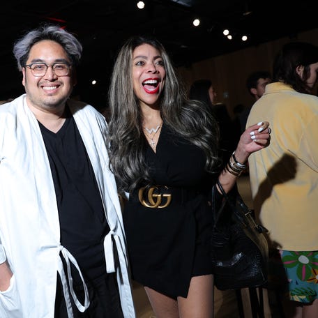 From left, Bach Mai and Wendy Williams attend the Bach Mai Fashion Show during September 2025 New York Fashion Week on Sept. 14, 2025, in New York City.